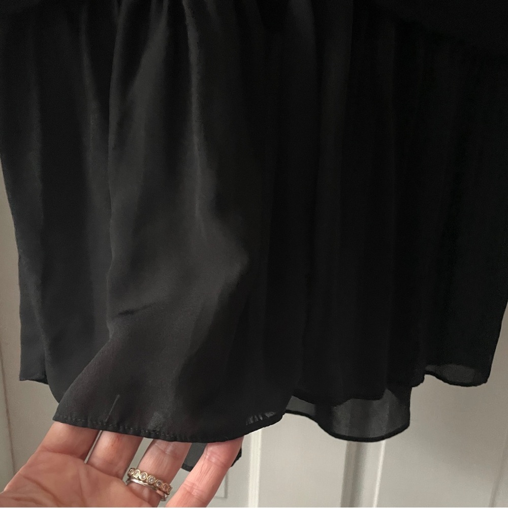 Zara Knit Black Cardigan Peplum Sweater Size S - Picture 6 of 14